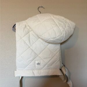 ALO Yoga White Quilted Pantsuit